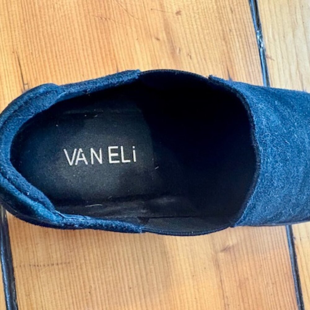 Women's VANELi Zivana weatherproof black suede loafers, size 7 - Picture 9 of 9
